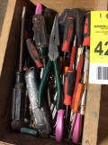 Box of screw drivers.