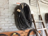 Air hose; belts; wire.