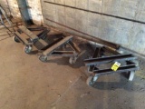 3 - 3-wheel beam carts; (3 TIMES THE MONEY).