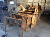 11 - large saw horses.