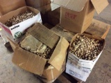 Pallet of small wood plug stock.