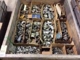 Wood box of conduit fittings.