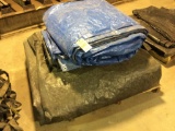 Pallet of tarps.