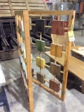 Wood divider.