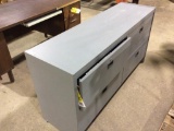 4-drawer Formica horizontal file.