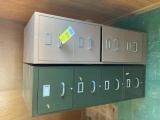 2 - 4-drawer file cabinets.