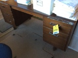 Formica top desk; (No Contents).