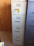 Hon 4-drawer letter file cabinet.