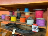 Lot of assorted wire.