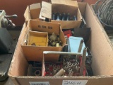 Pallet box of assorted pipe fittings.