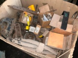 Pallet box of assorted misc truck & equipment parts.