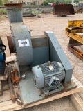 Sawdust blower w/ 20hp motor.