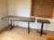2' x 2' pedestal formica table & 30