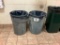 2 - Brute garbage containers.