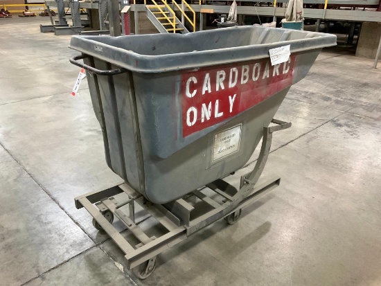 Rubbermaid Commercial dump cart.