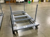 4' x 8' 4 wheel board stacking cart.