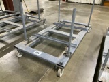 4' x 8' 4 wheel board stacking cart.