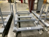 4' x 8' 4 wheel board stacking cart.