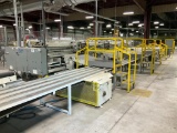 OSI grading rack w/ 4 nesting stations & conveyors.