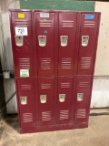 Set of 8 Penco Lockers, West Side.