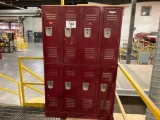 Set of 8 Penco Lockers, West Side.