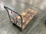 Flatbed Cart w/ wood top.