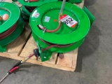 Speedaire Mod 4UK x 5 air hose reel & hose.