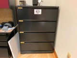 4 drawer letter file (black).