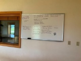 white board on wall.