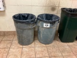2 - Brute garbage containers.