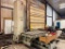 Cincinnati Gilbert horizontal boring bar; 4 ft x 6 ft table w/ DRO Pros; w/ side bed rails &