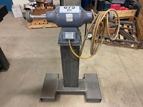Baldor 1-1/2 hp double-end buffer; 1PH; s/n X1012217010.