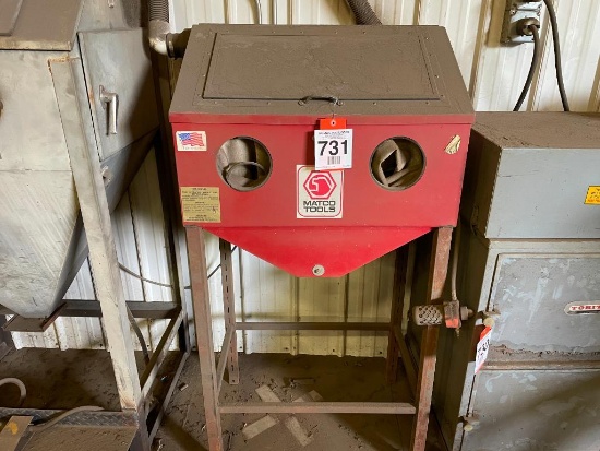 Matco sandblast cabinet.