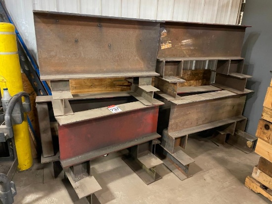 6 - steel stands; 32 in height.