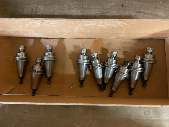 9 - collet holders.