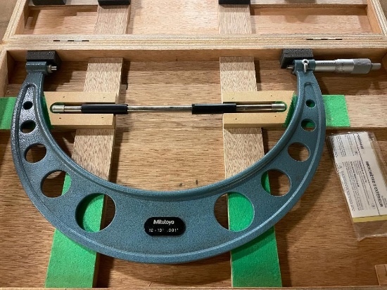 Mitutoyo 12 in to 13 in x 0.001 external micrometer.