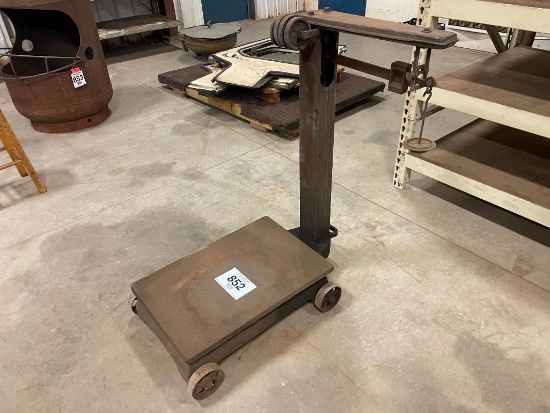 All steel platform scale.