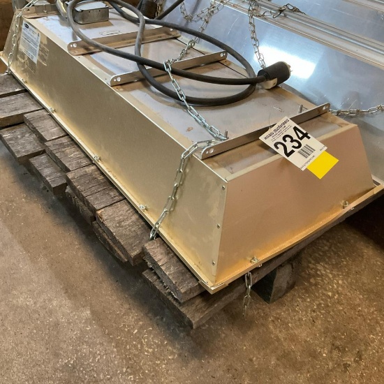 Fostoria 480 V 1 ph electric heater.