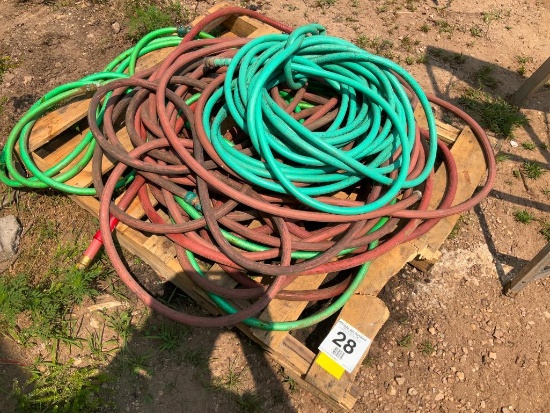 Pallet of hose.