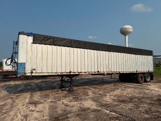 1995 Trailmobile 03AB-1UAJ 45' tandem axle walking floor trailer, 11R22.5 tires, Keith Walking