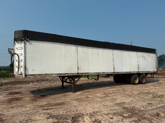 1994 Wilkens OK2LA52NC0BG 48' tandem axle walking floor trailer, 285/75R24.5 tires, Wilkens walking