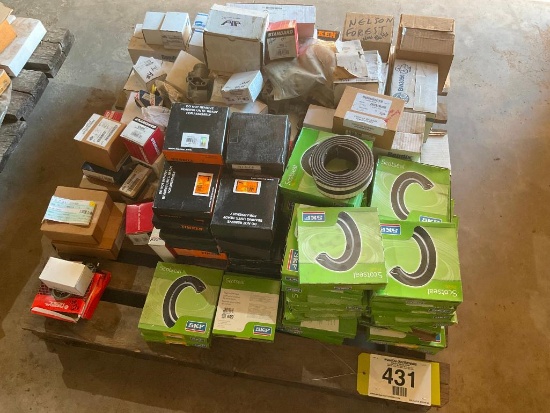 Truck parts, bearings, seals & air valves.