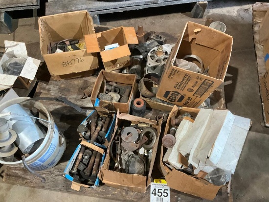 Misc truck parts & new alternator.