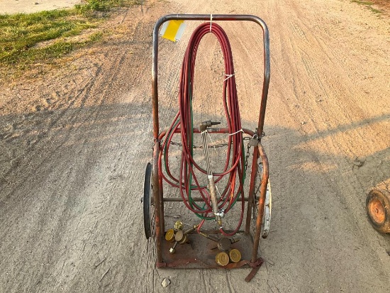 Torch set and cart.