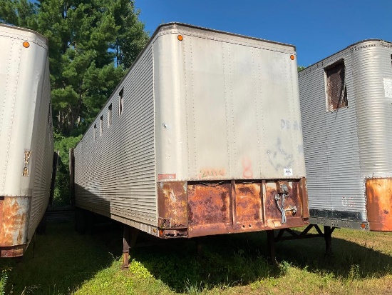 Trailmobile 48' tandem axle van trailer. (SELLS NO TITLE)