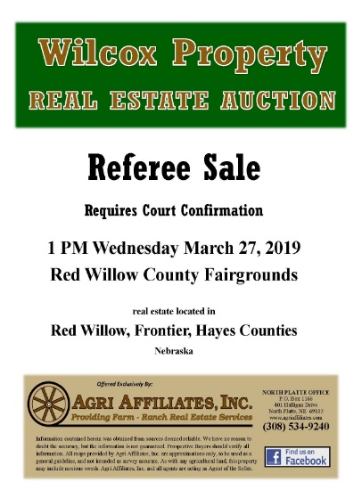 Wilcox Property-Referee Sale