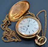 1911 ELGIN Pocket Watch with chain