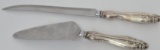 Silver Plated Knife and Pie Server