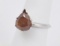 4ct Pear Shape Orange-brown Diamond Ring