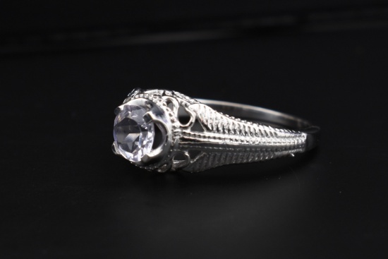 .35ct Pink Amethyst in Sterling Silver Ring